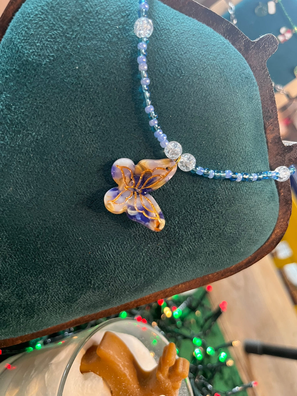 Collier "Papillon de Glace"