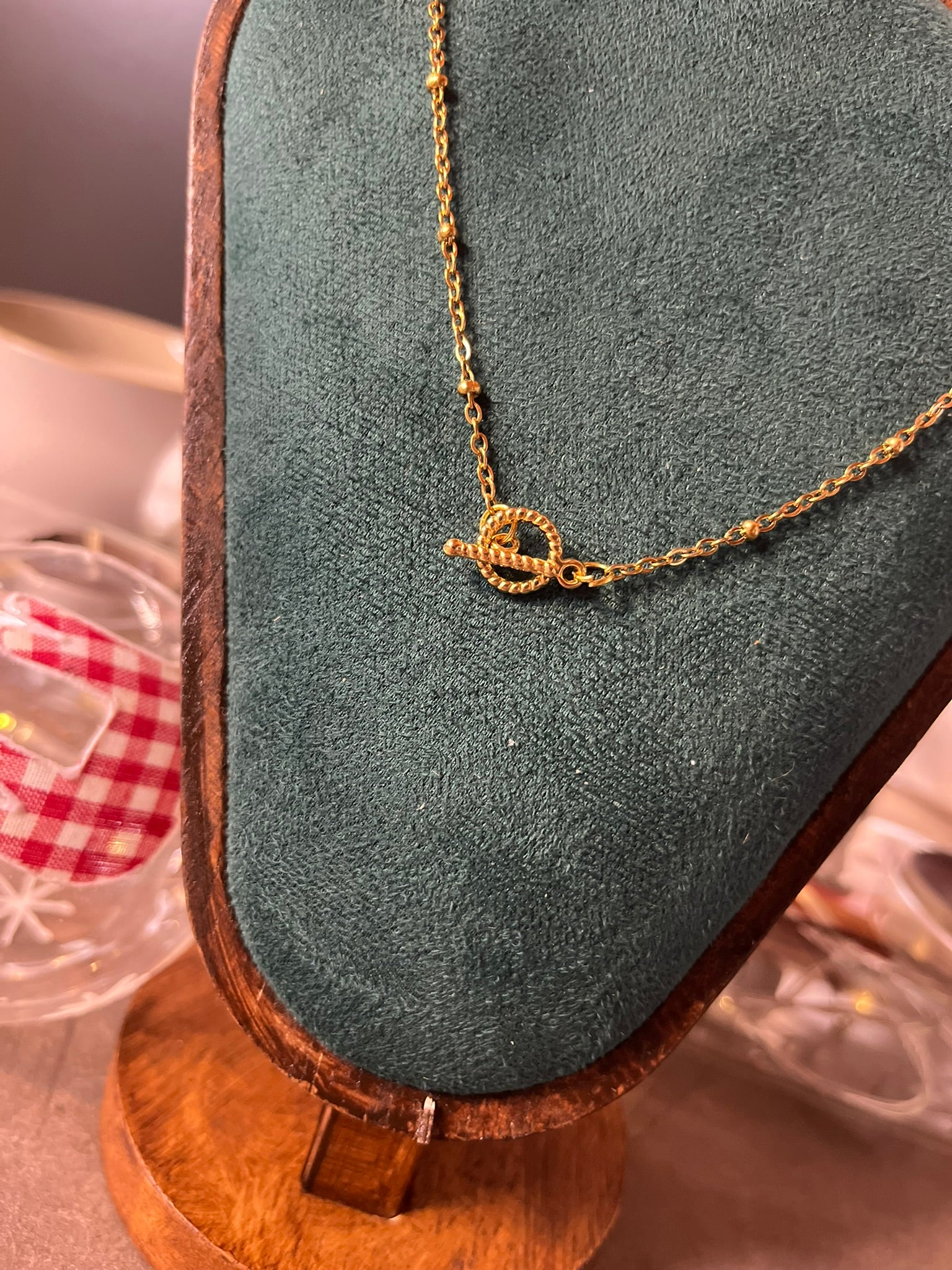 Collier "Papillon Jade"