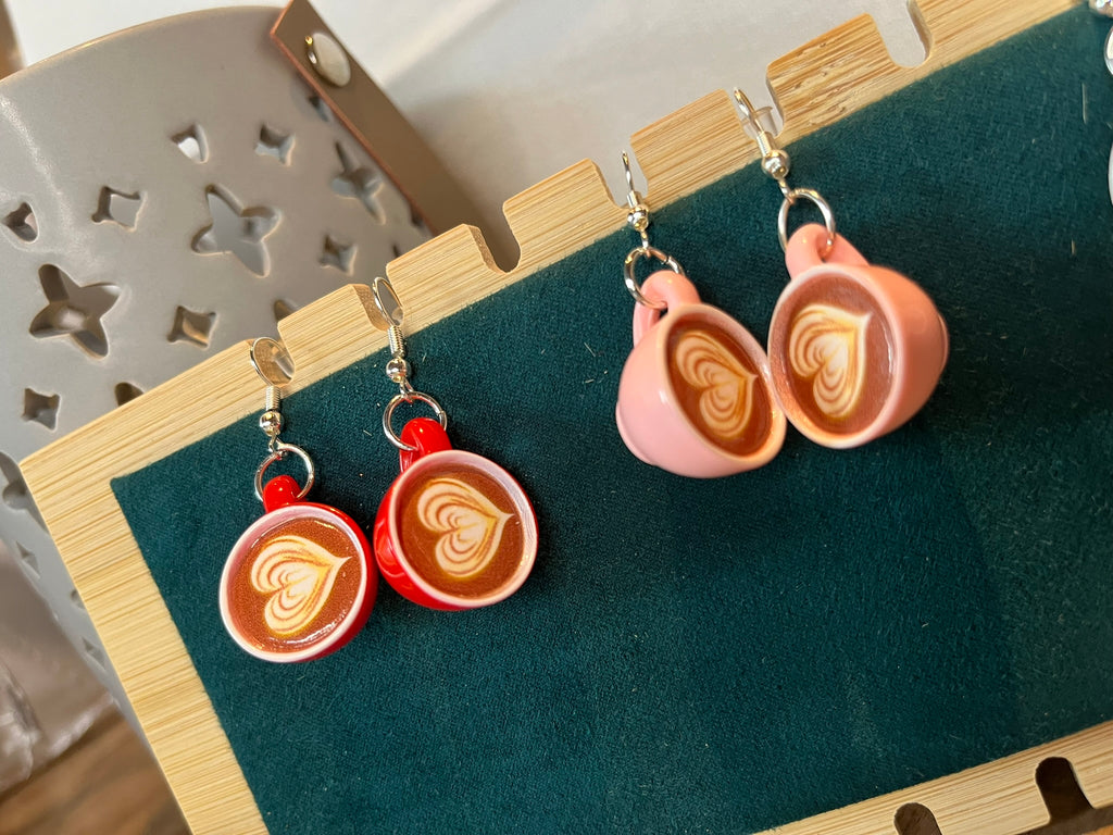 Boucles d'Oreilles "Café"