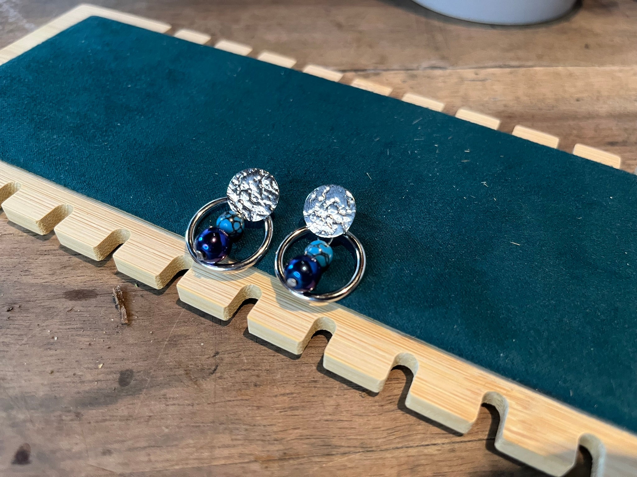 Boucles d'oreilles "Ronde Géométrique"