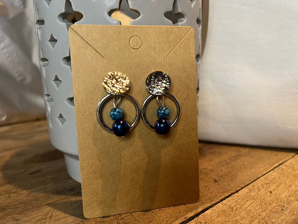 Boucles d'oreilles "Ronde Géométrique"