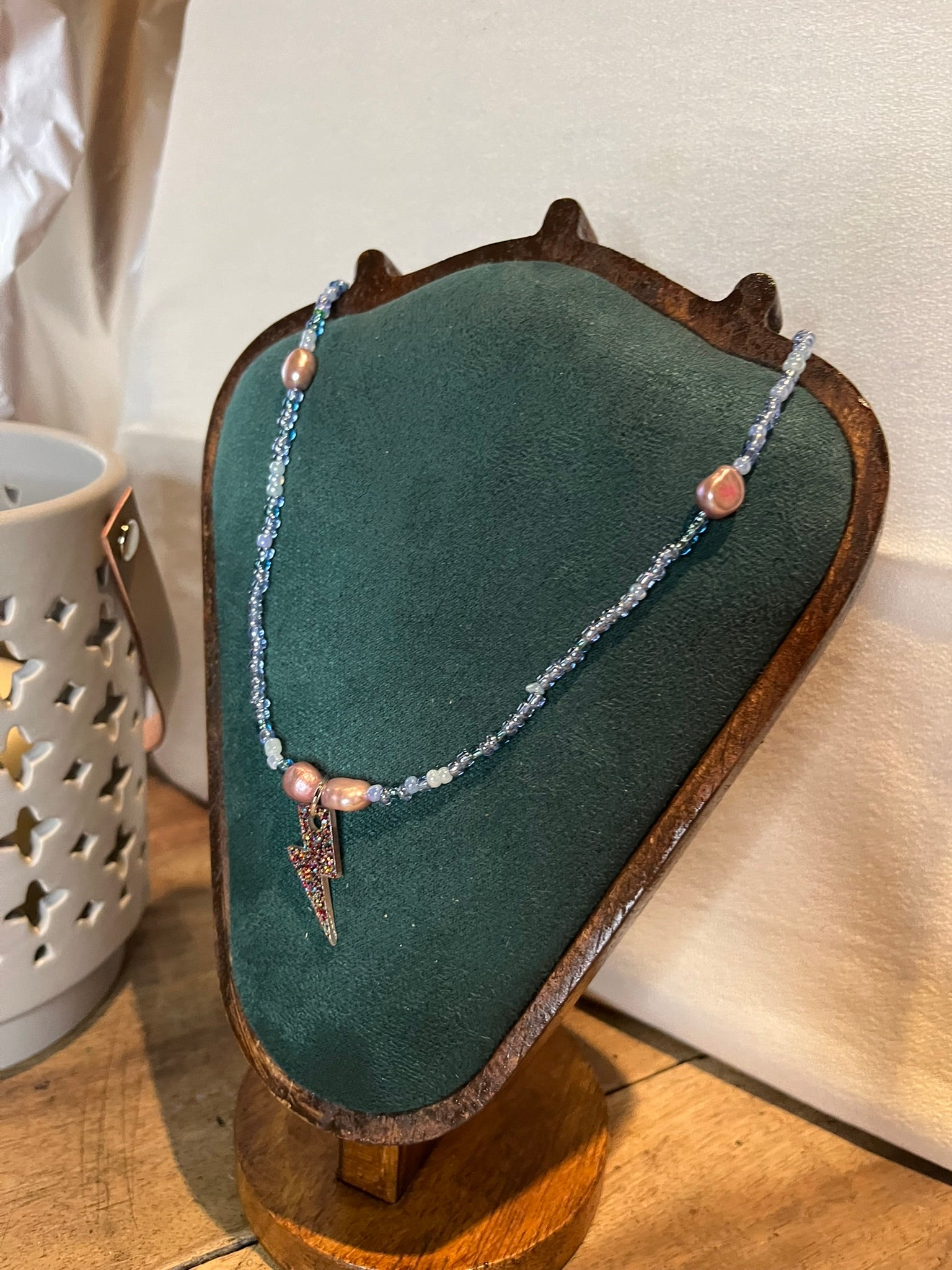 Collier "Éclair Givrée"