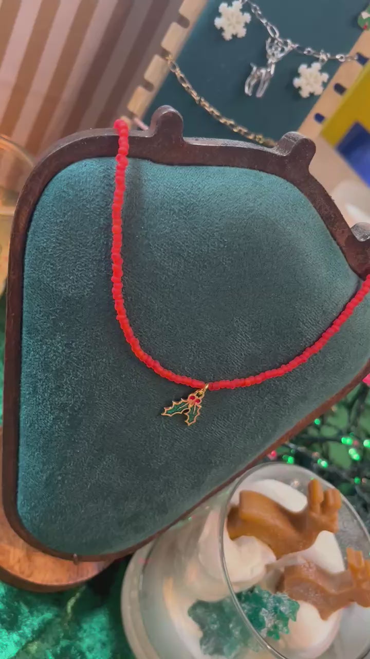 Collier "Noel Flamboyant"