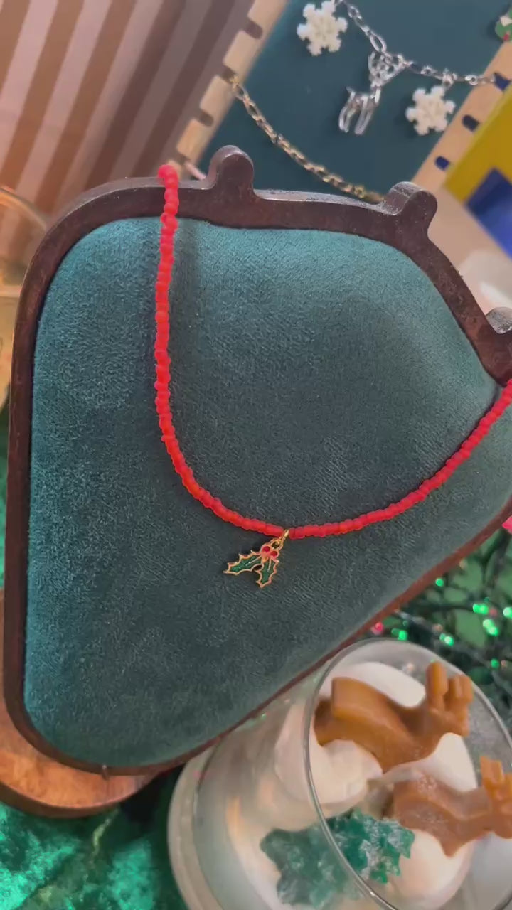 Collier "Noel Flamboyant"